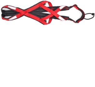 Dog Running Harness (Option: Red-L)