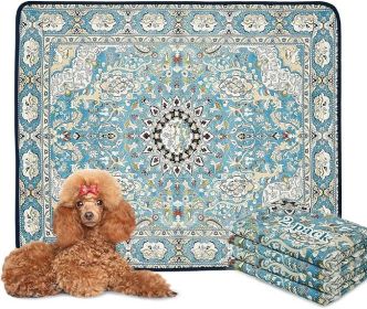 Qeils Washable Pee Pads for Dogs, 2 Pack Reusable Puppy Pads 36"x41" Super Absorbent Leakproof Dog Training Pads, Non-Slip Potty Pads for Floor, (size: 36"*41"(Pack of 2))